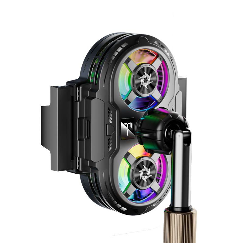 SL75 Smart Dual-core Overclocking Phone Cooler Cooling Live Streaming Dedicated Semiconductor Cooling Back Clip