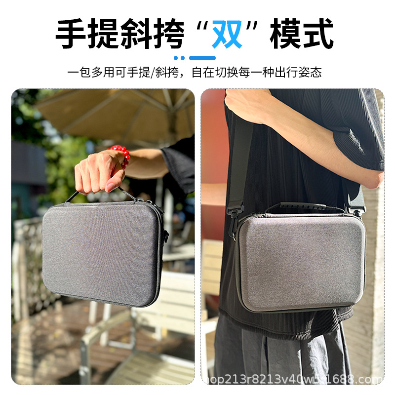 For DJI ACTION5 Pro/4/3 Storage Bag All-in-One Kit Sports Camera Bag Handheld Hard Shell Shoulder Bag