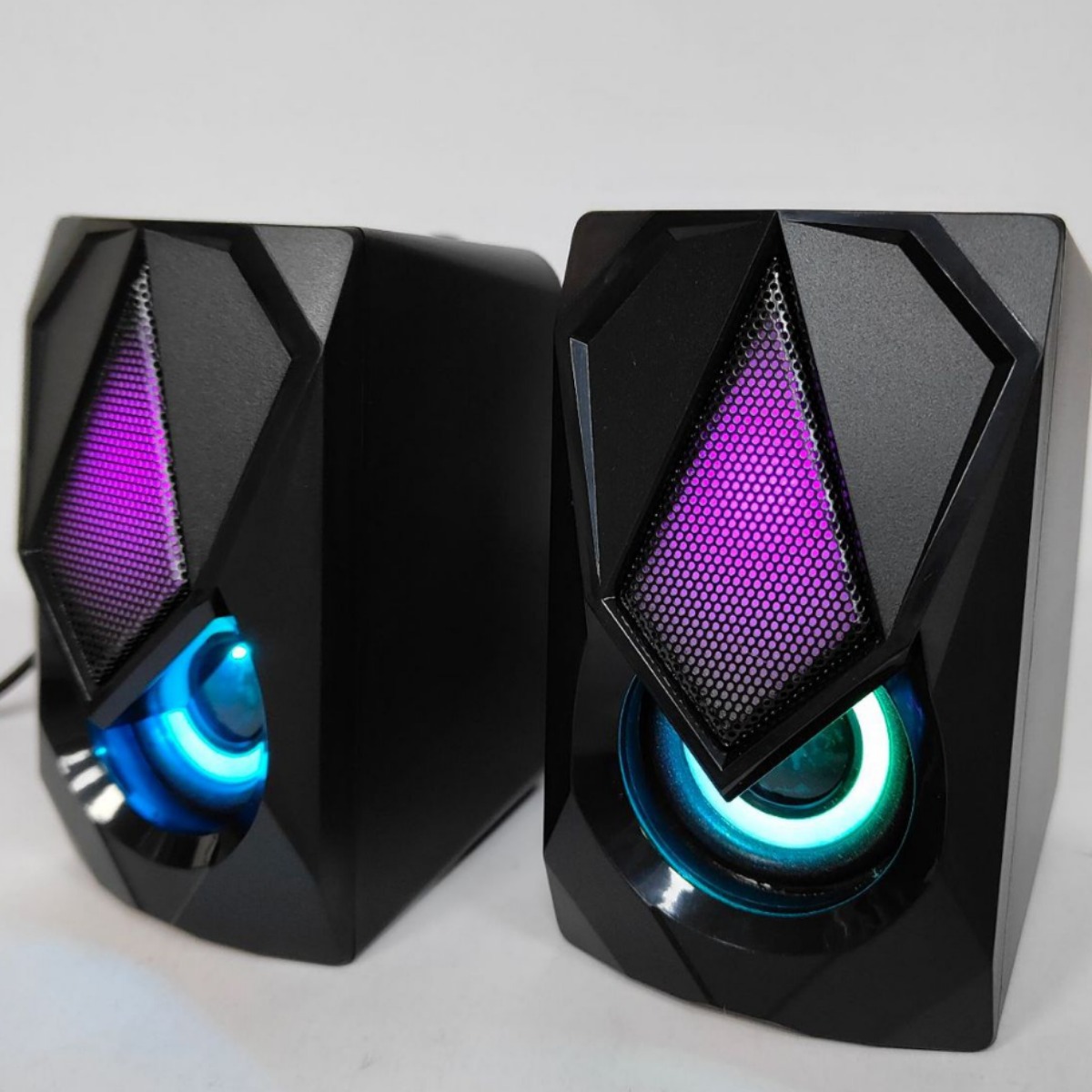 New RGB Light Speaker Desktop Home Computer Notebook Multimedia Wired Subwoofer Speaker