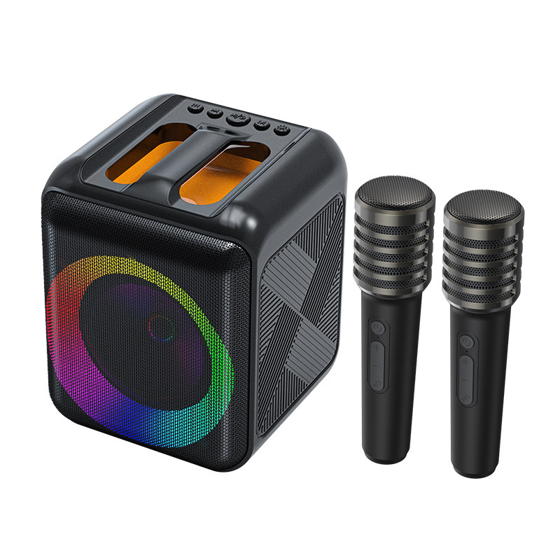KTSBTS Series BTS-1740 RGB Color Light Outdoor Portable 6-inch Q26 Bluetooth Speaker