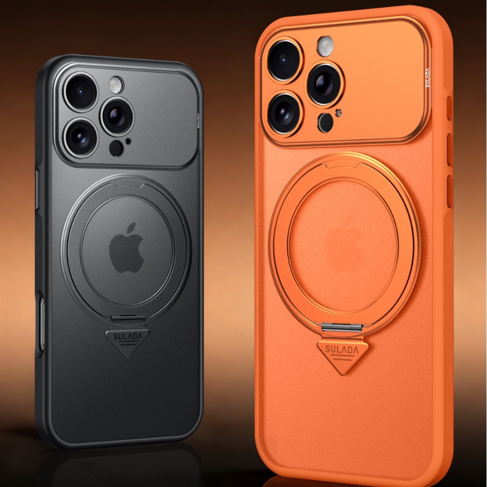 For iPhone 16 Pro Max Instant Large Window Phone Case Apple 17 Pro Pivot Case Matte Magnetic Case