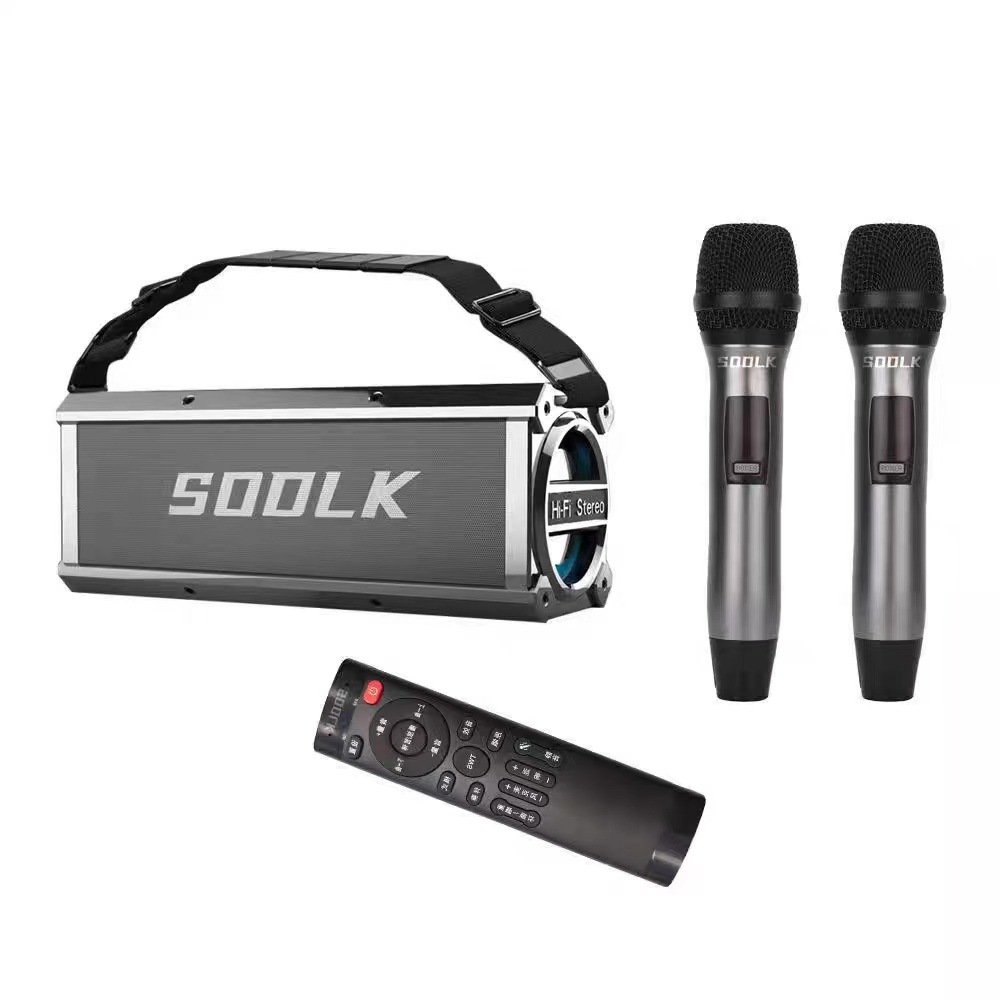 SODLK120W German Bluetooth Speaker High Power Subwoofer Audio K Song Portable Square Dance Home Use