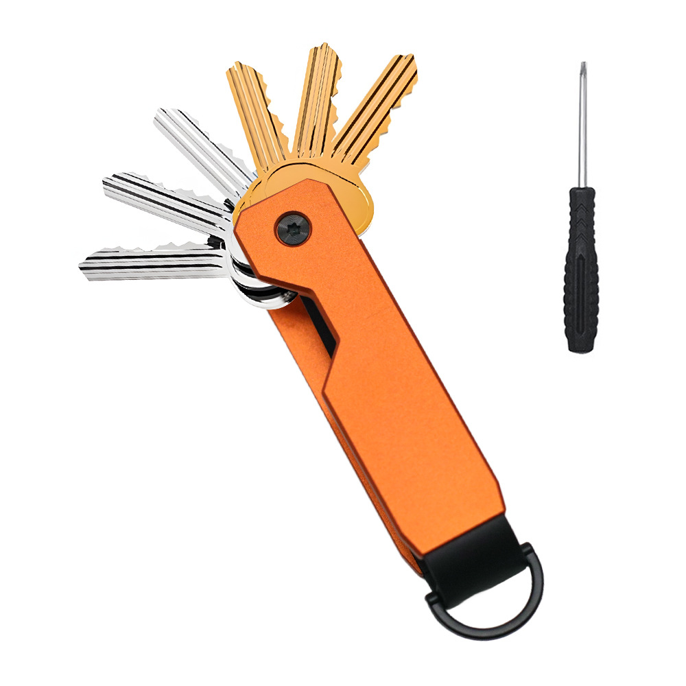 Metal Key Organizer Aluminum Alloy Key Holder Multi-functional Key Clip
