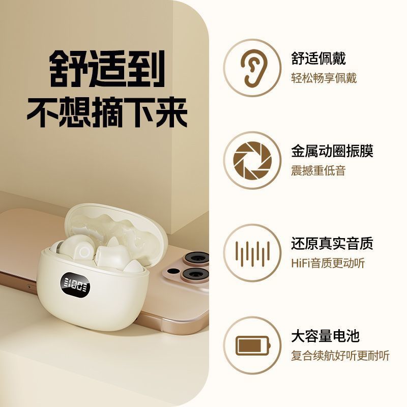 2025 New Wireless Ultra-Long Bluetooth Battery Life Earphones In-Ear Noise-Canceling Sports Android High Sound Quality Universal
