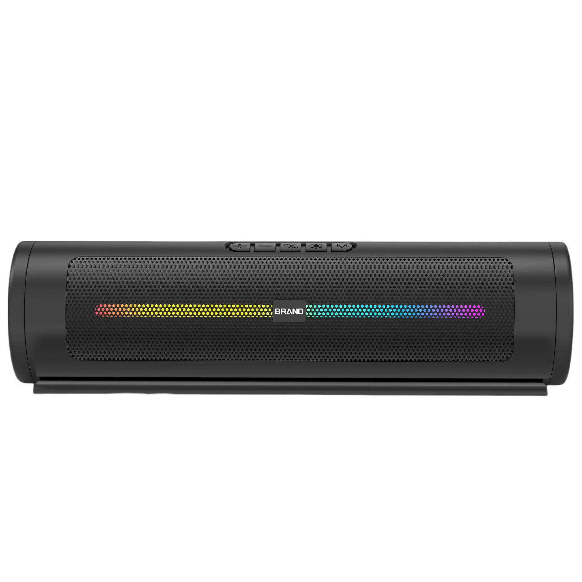 2024 new wireless Bluetooth speaker portable subwoofer with light outdoor heavy bass small speaker plug card speaker