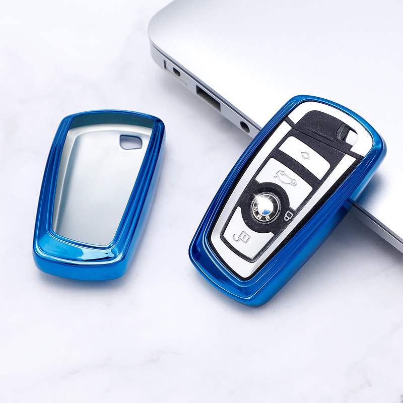 For BMW 5 Series 525li 530 7 Series X2 X1 X5 X6 X3/118i/220i Half Wrap Soft Rubber Key Bag Case
