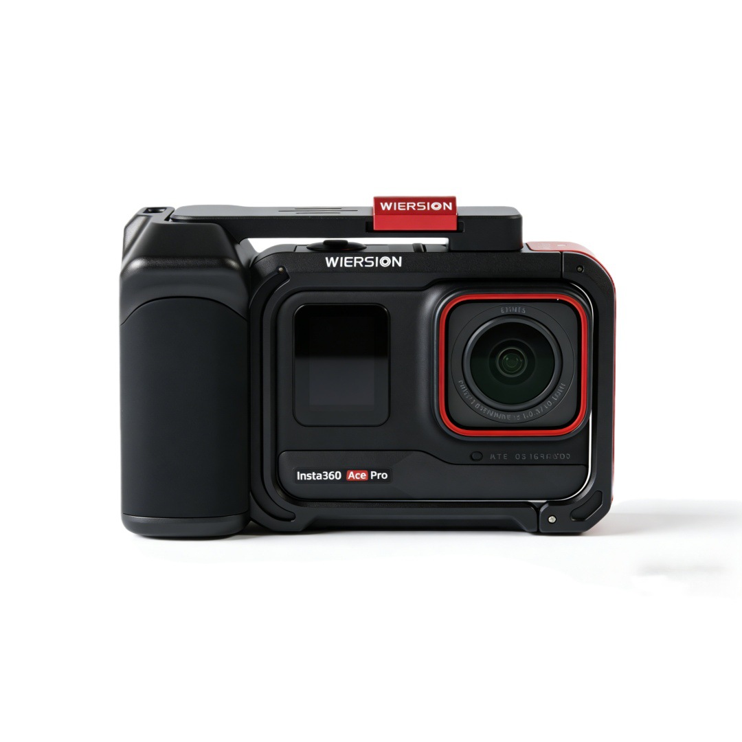 WIERSION Wilson Insta360 Ace Pro 2/1 Protective Case Aluminum Alloy Cage Magnetic Quick Release Street Photography Kit