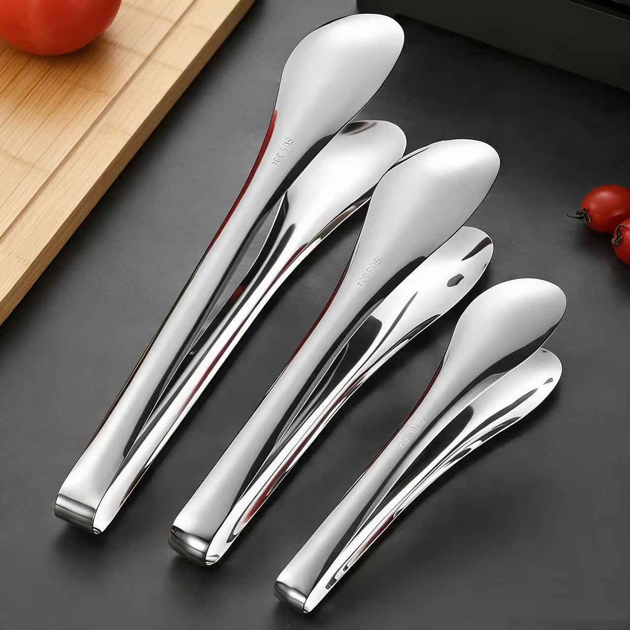 304 stainless steel no-hole delicate clip, buffet clip, barbecue clip, steak clip, food bread clip, multifunctional food clip