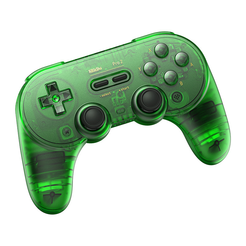 8bitdo PRO 2 Special Edition Transparent Bluetooth Multi-Platform Game Controller with Back Buttons Hall Effect