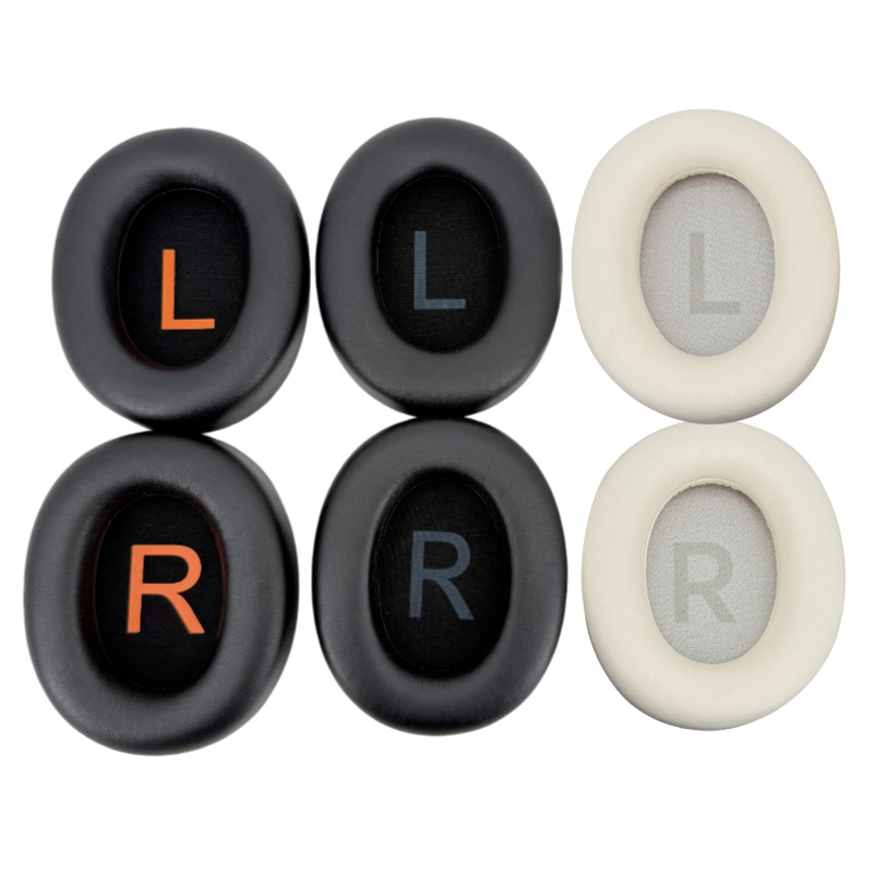 Applicable to QCY H3/H3 Lite headphone pads TOZO HT2 over-ear sponge pads leather ear pads ear covers accessories