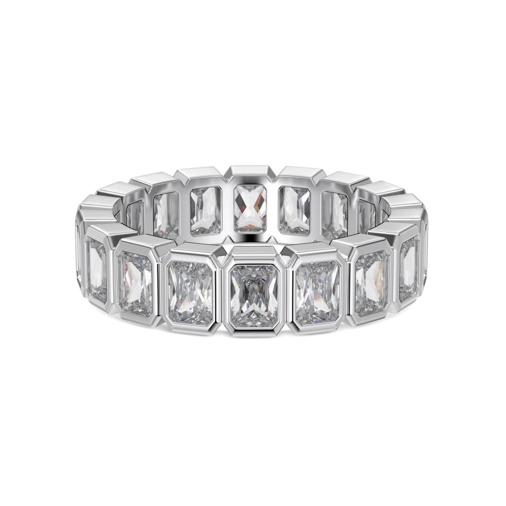 Small S925 sterling silver ring for women, love oval zircon row drill ring closed ring