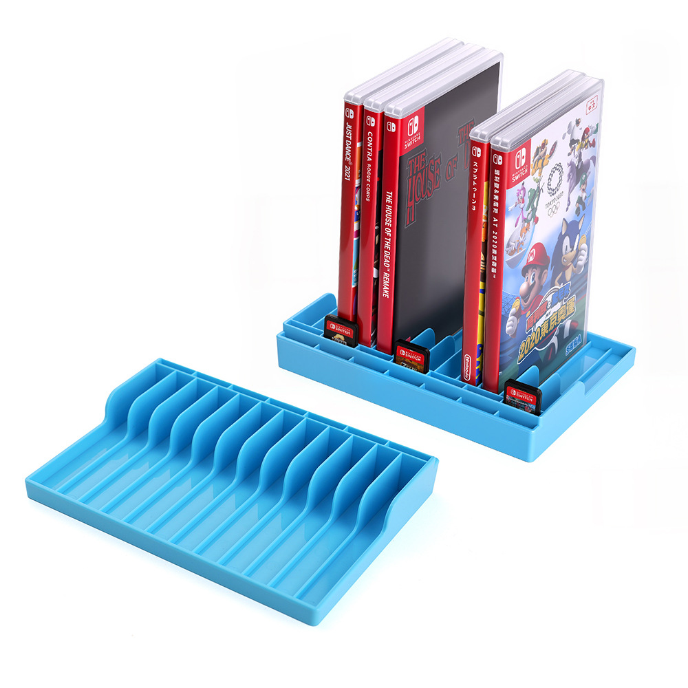 DOBE Original Compatible with Switch/Switch 2 2-in-1 Game Card Storage Tray with 12PCS Game Cards