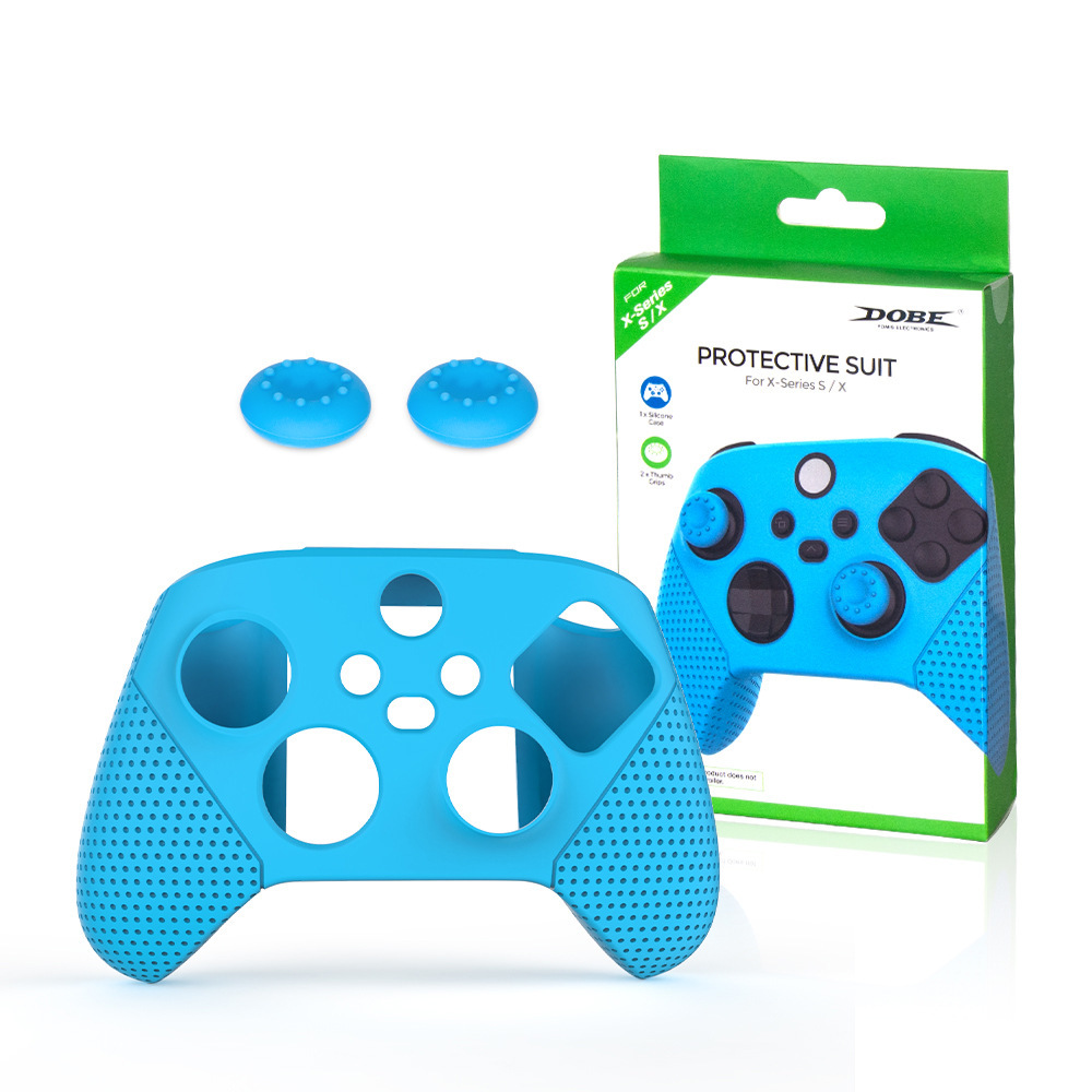 XB Series X/S Game Controller Protective Case Series Controller Silicone Anti-Slip Case + Joystick Cap