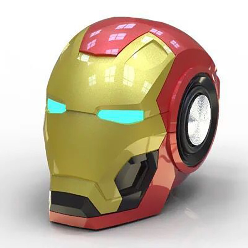 Marvel Spider-Man Iron Man Black and White Samurai Bumblebee Optimus Prime Cartoon Bluetooth Speaker Wireless Audio