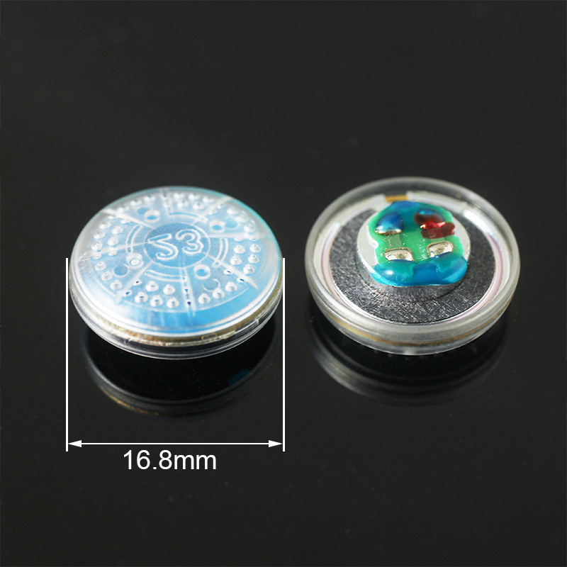 MX500 Flat Headphone Unit Speaker Blue Diamond Sapphire Diaphragm DIY Flat Headphone Accessories