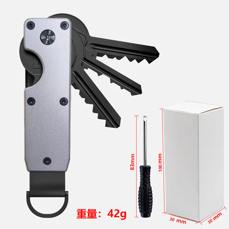 Metal Keychain Aluminum Alloy Key Clip Key Organizer Foreign Gift