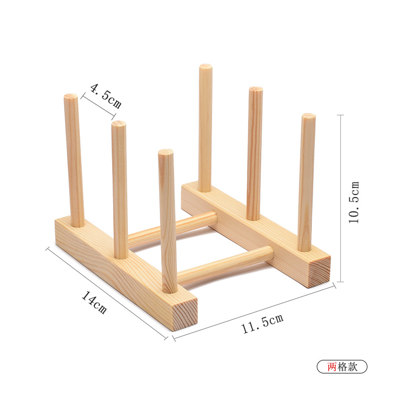 Wooden drying rack, kitchen dish rack, cup rack, commercial tea cake display storage rack, customizable
