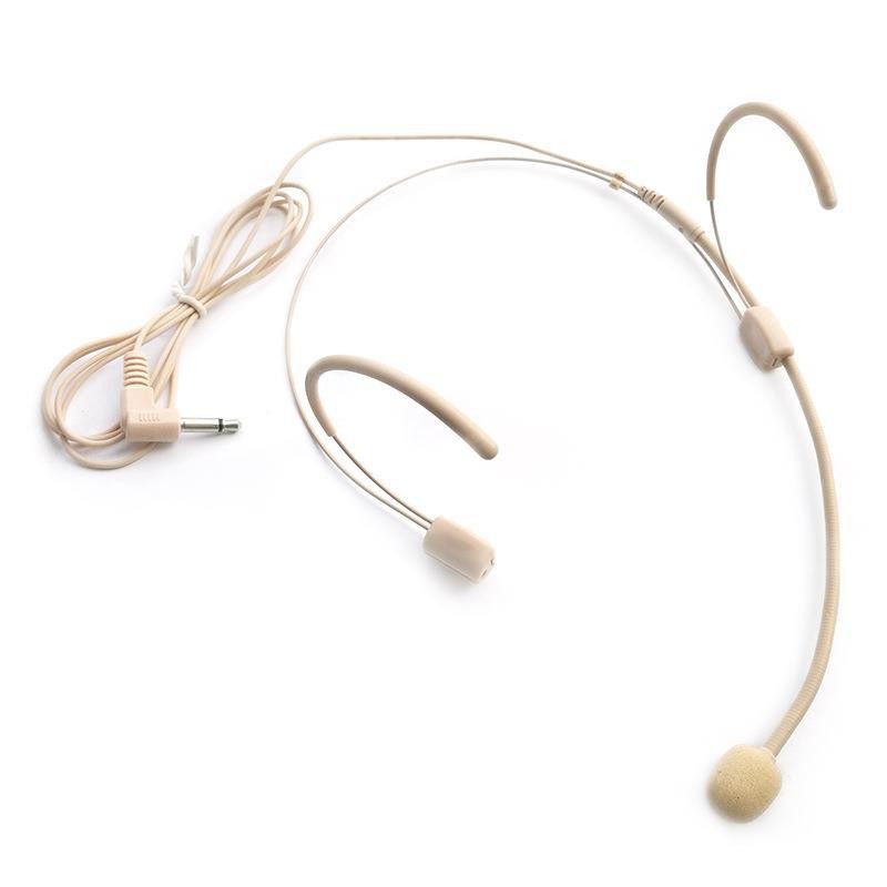 Universal Amplifier Small Bee Headset Head-mounted Microphone Wire Earphone Microphone Wired Mic