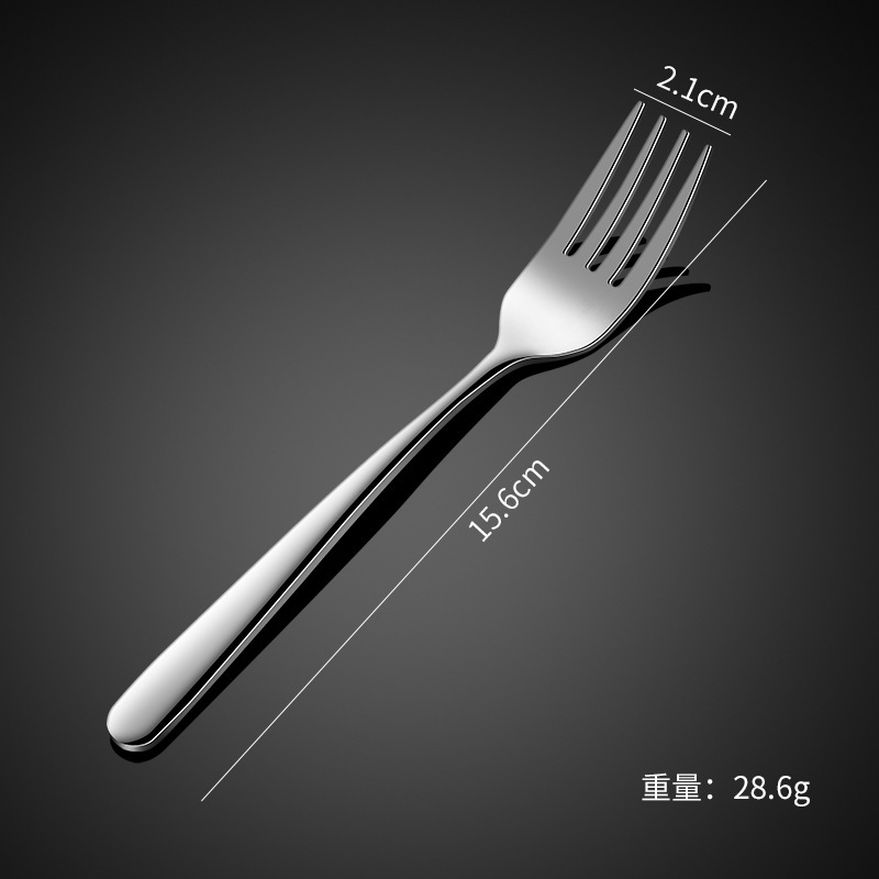 Thickened 304 stainless steel tableware knife fork spoon, elegant series, Western food set, steak knife, dinner fork, hotel supplies