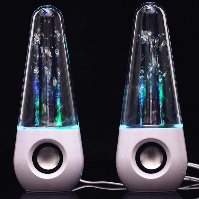 Bluetooth LED Fountain Water Dance Bluetooth Speaker Bullet Head Computer Audio