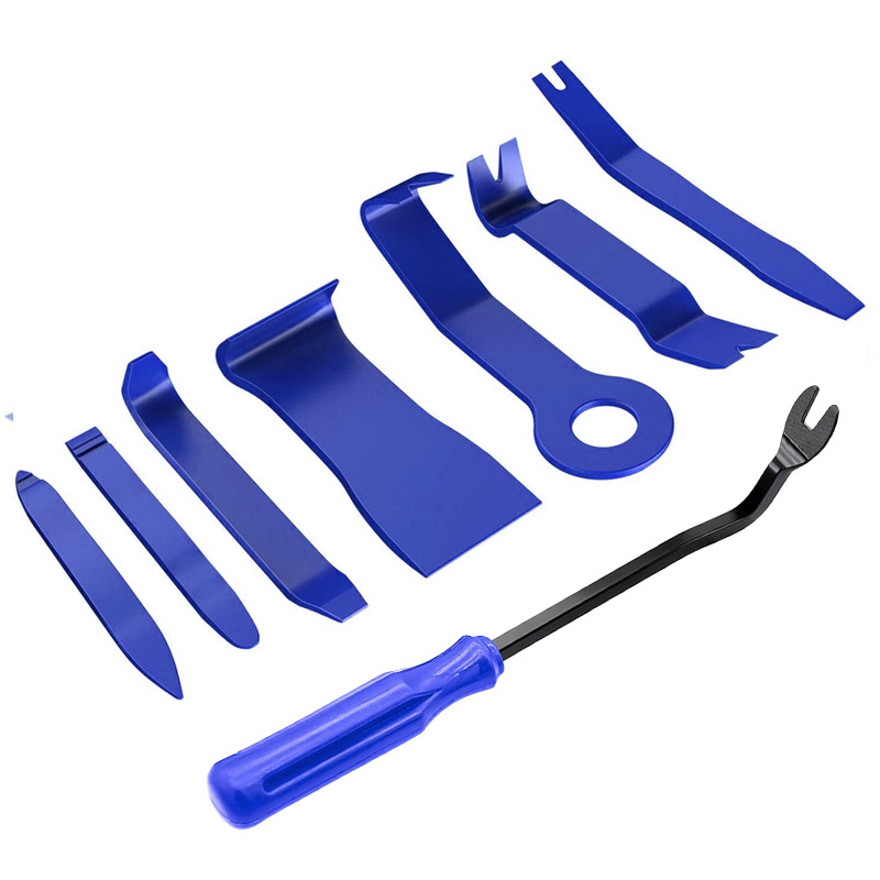 Car Disassembly Tool 8-Piece Set Interior Trim Panel Audio Navigation 6-Inch Screwdriver Lamp Pliers Pry Bar Tool