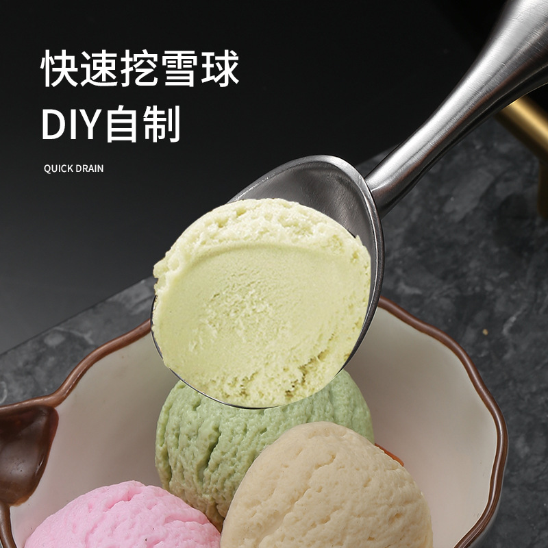 304 stainless steel fruit baller watermelon spoon ice cream scoop ice cream scoop