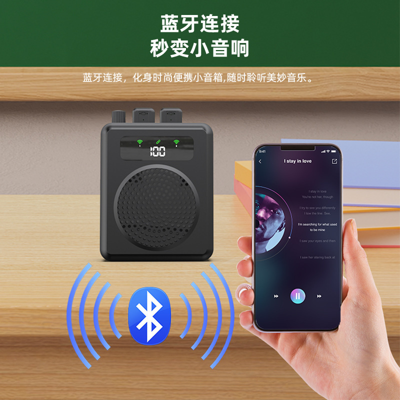 New Little Bee Amplifier, Wireless Mic, Loud Volume Speaker, for Tour Guides and Teachers