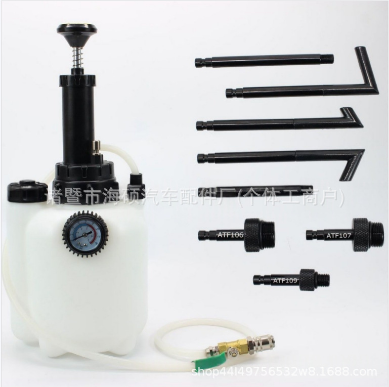 3L Manual Automatic Transmission Replacement Machine Plus Eight-Piece Oil Fitting Kit Transmission Fluid Filler Tool Engine Oil