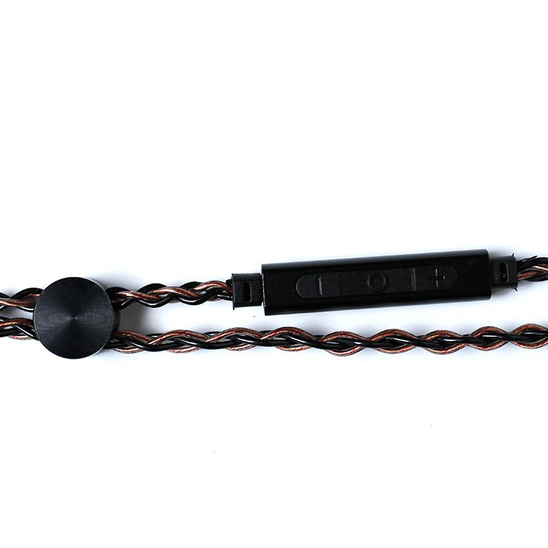8-core MMCX Plug-in Headphone Cable with Mic Adjustable Volume DIY Headphone Upgrade Cable 3.5mm/Type-C