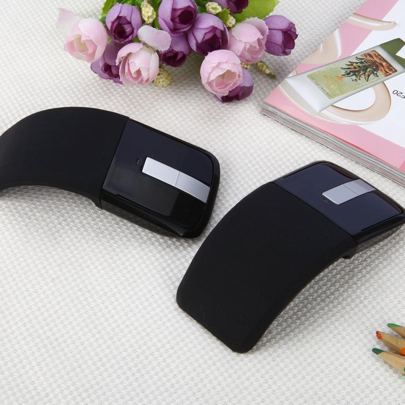 Thin Lightweight Wireless Gift 2.4G ACR Folding Third Generation Broadcom Bluetooth Mouse Folding Mouse