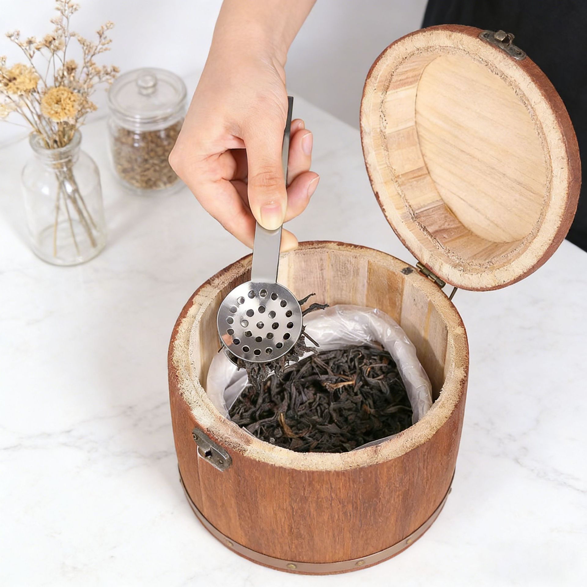 Stainless steel tea clip stainless steel lemon slice clip tea leaf clip multifunctional tea clip
