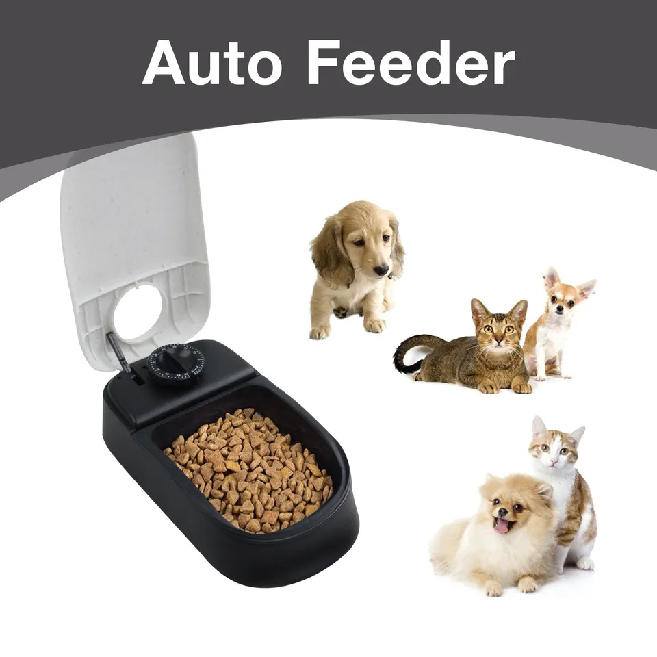 Pet Bowl Pet Supplies Smart Timed Cat Feeder Timed Quantitative Feeding Utensil Pet Automatic Feeder