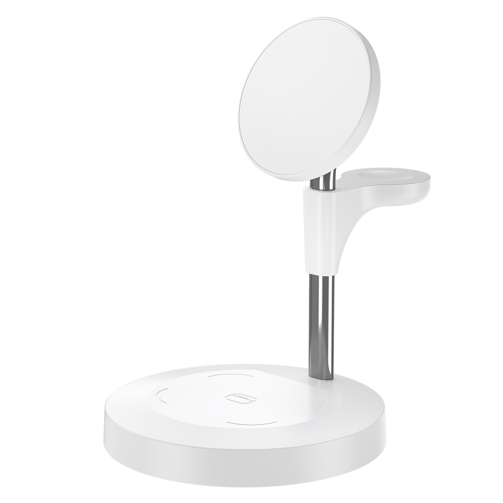 New Private Mold Adjustable Angle Magsafe Magnetic Three-in-One Metal Stand Vertical Wireless Charger