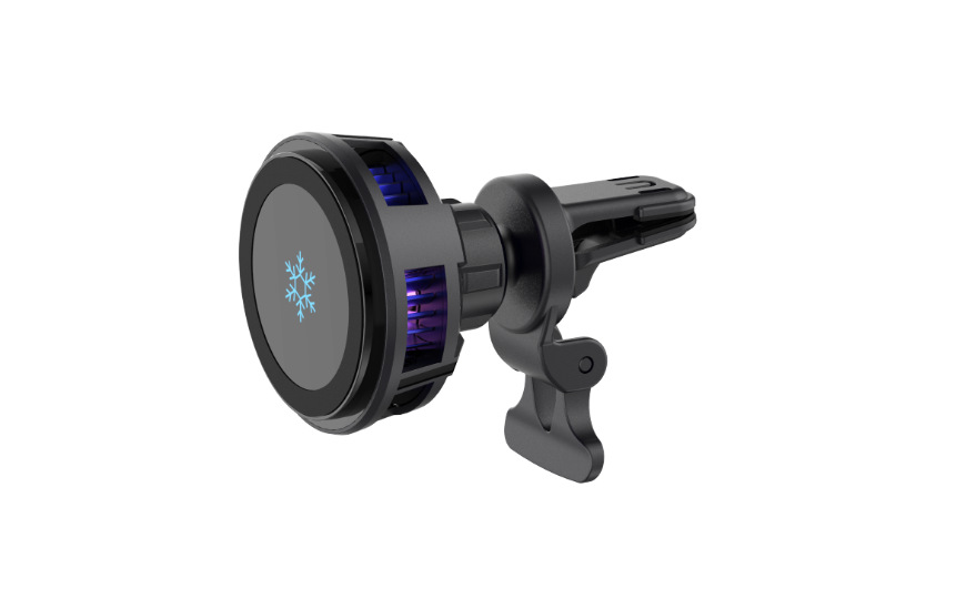 15W Electronic Semiconductor Car Magnetic Wireless Charger Car Mount Bracket Suitable for Portable Strong Magnetic Flash Charging