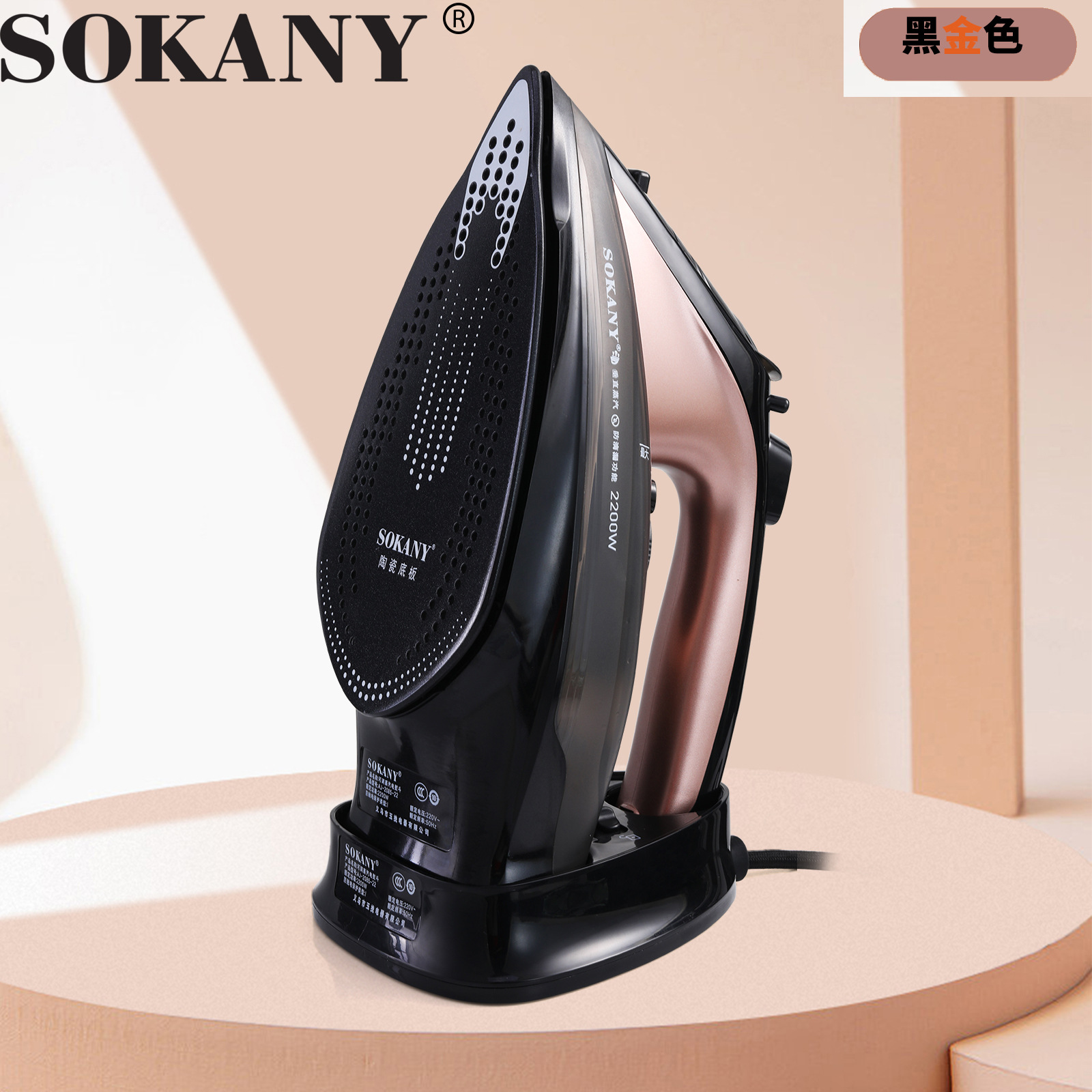 2400W Wet and Dry Garment Steamer Electric Iron Household Handheld Ironing Machine