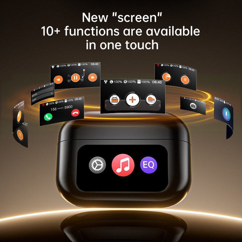 New XG42 Smart Translation Bluetooth Earphone OWS Clip-On Wireless Dual Ear Stereo HIFI Earphone