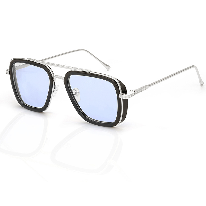 IRON TONY Iron Man 4 Sunglasses, Square Frame Sunglasses, Punk Style