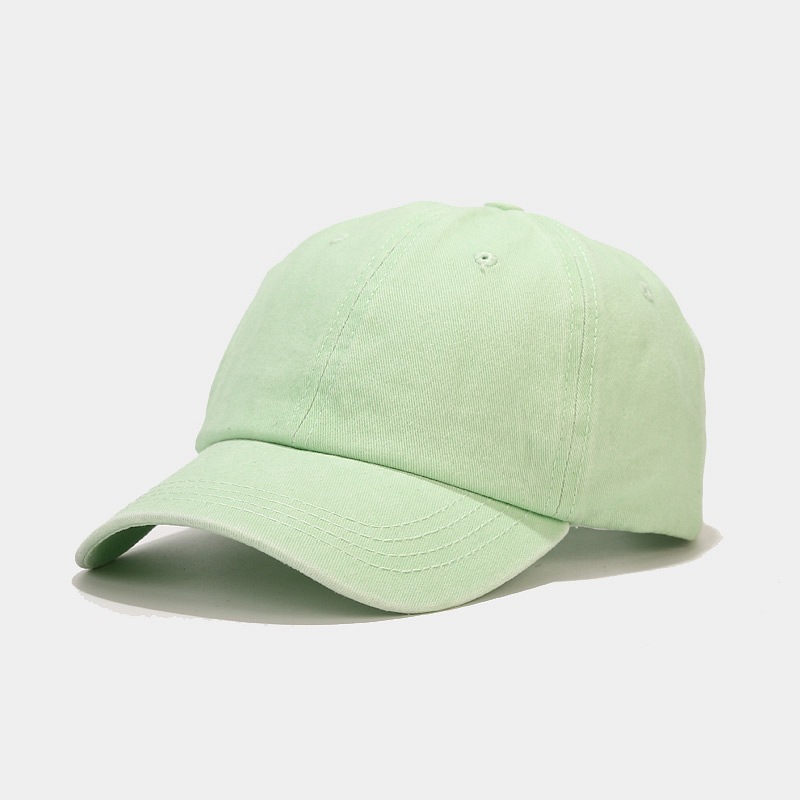Washed Simple Baseball Cap for Men and Women, Outdoor Duckbill Cap, Simple Cap, Customizable