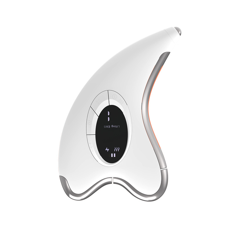 New Constant Temperature导入仪 Microcurrent Scraping Beauty Device EMS Neck Massager Facial Massager Electric Scraping Board