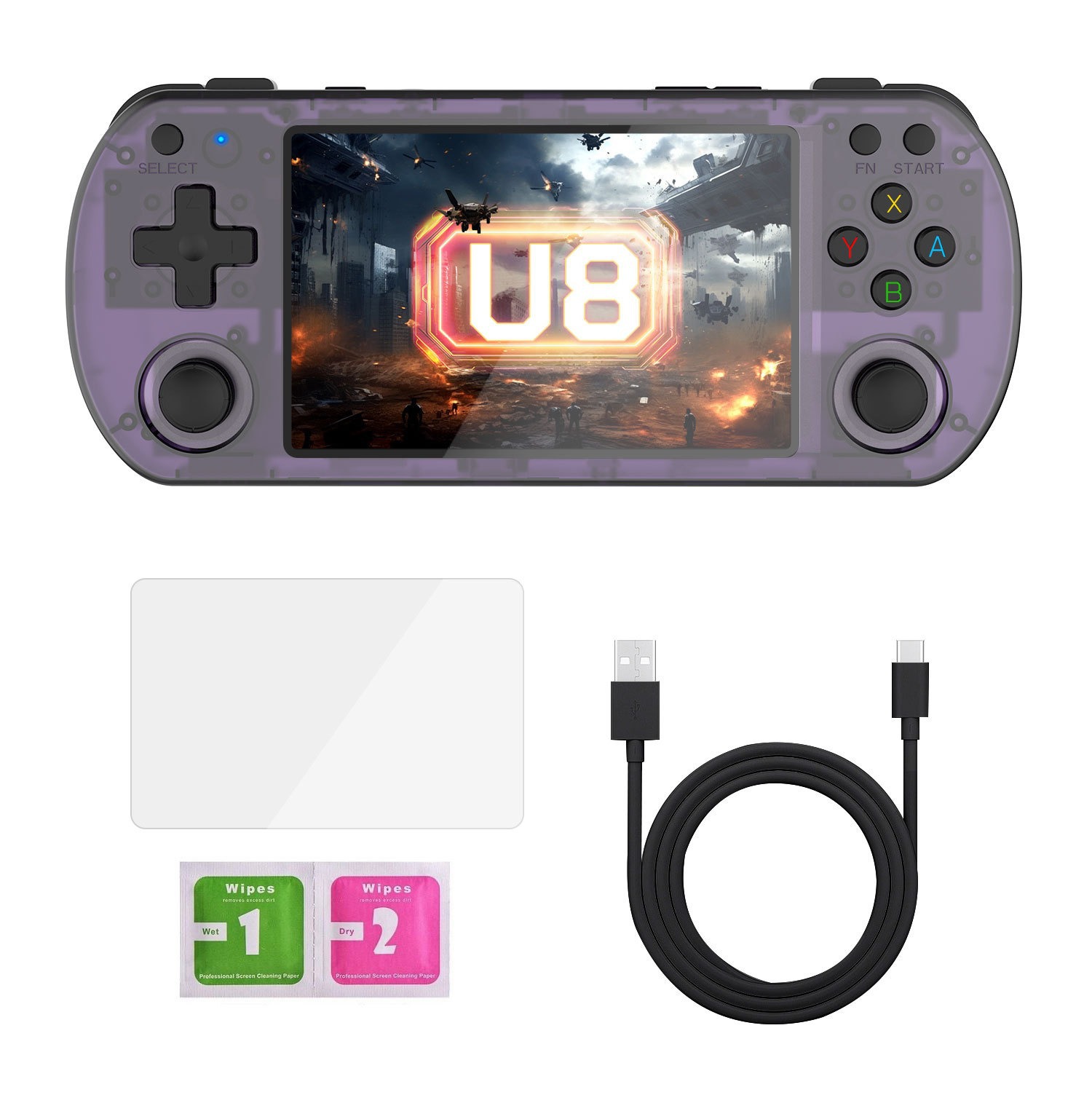 U8 open-source handheld game console 64/128G 4.0-inch IPS screen Linux system portable