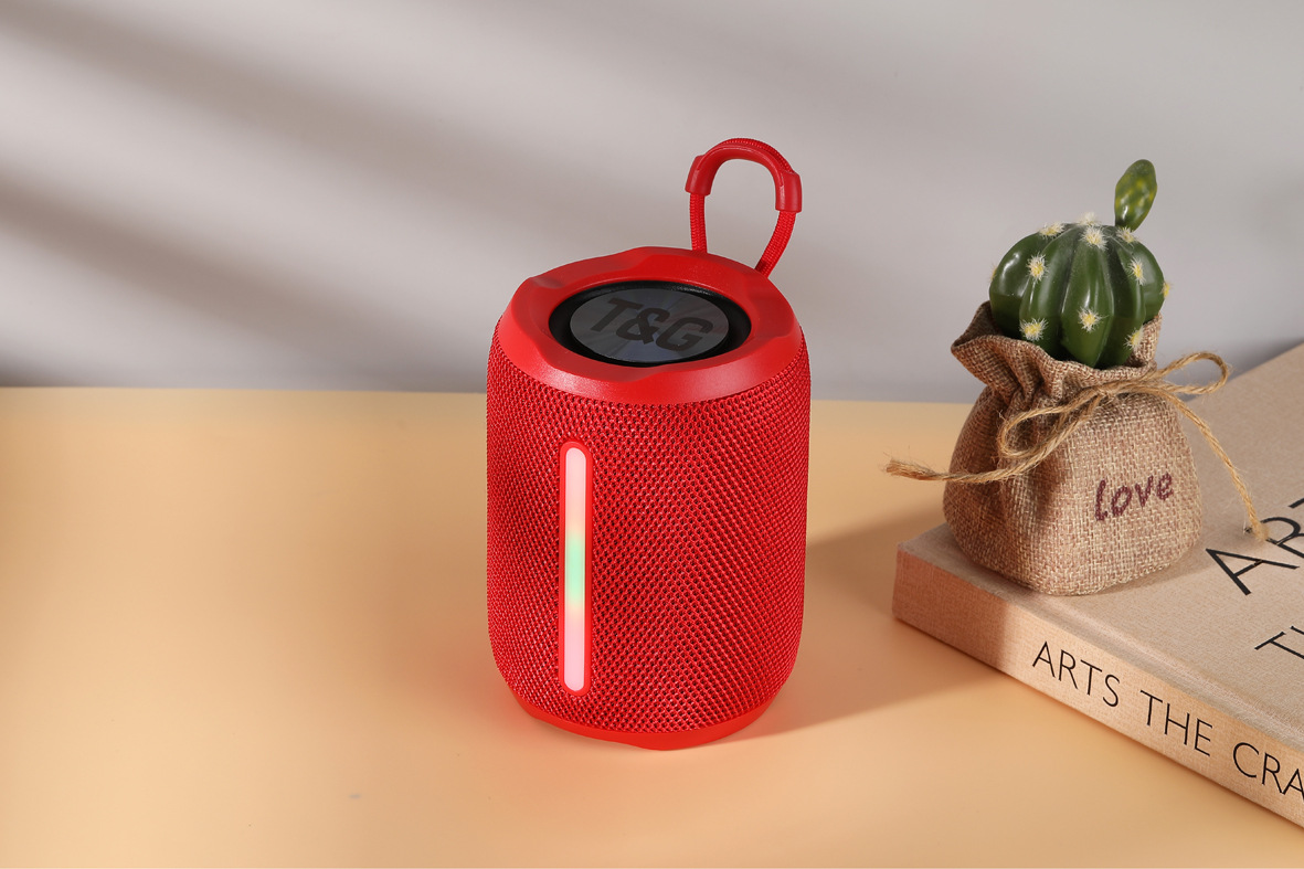 Gift TG679 Bluetooth Speaker Outdoor Wireless Card Slot Portable TWS Bass Handheld Small Audio