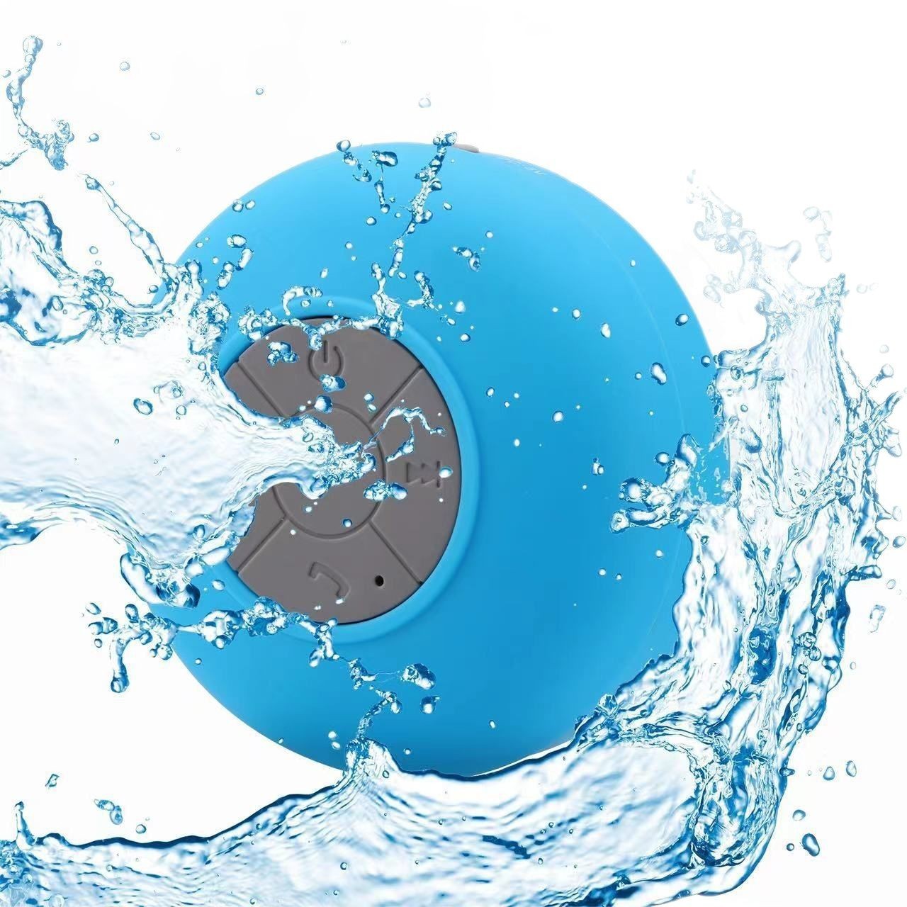 BTS06 Large Suction Cup Bluetooth Speaker Mini Bass Outdoor Home Desktop Bathroom Waterproof Speaker