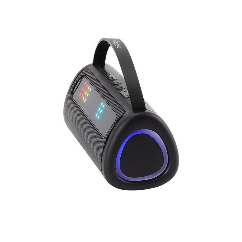 OP572 New Wireless Bluetooth Speaker Desktop Home RGB Color Light Subwoofer Outdoor Portable Colorful Small Speaker
