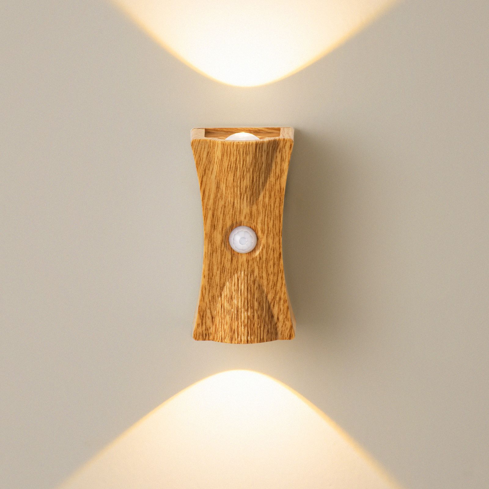 Human Body Induction LED Magnetic Night Light Charging No Drilling Bedroom Bedside Atmosphere Light