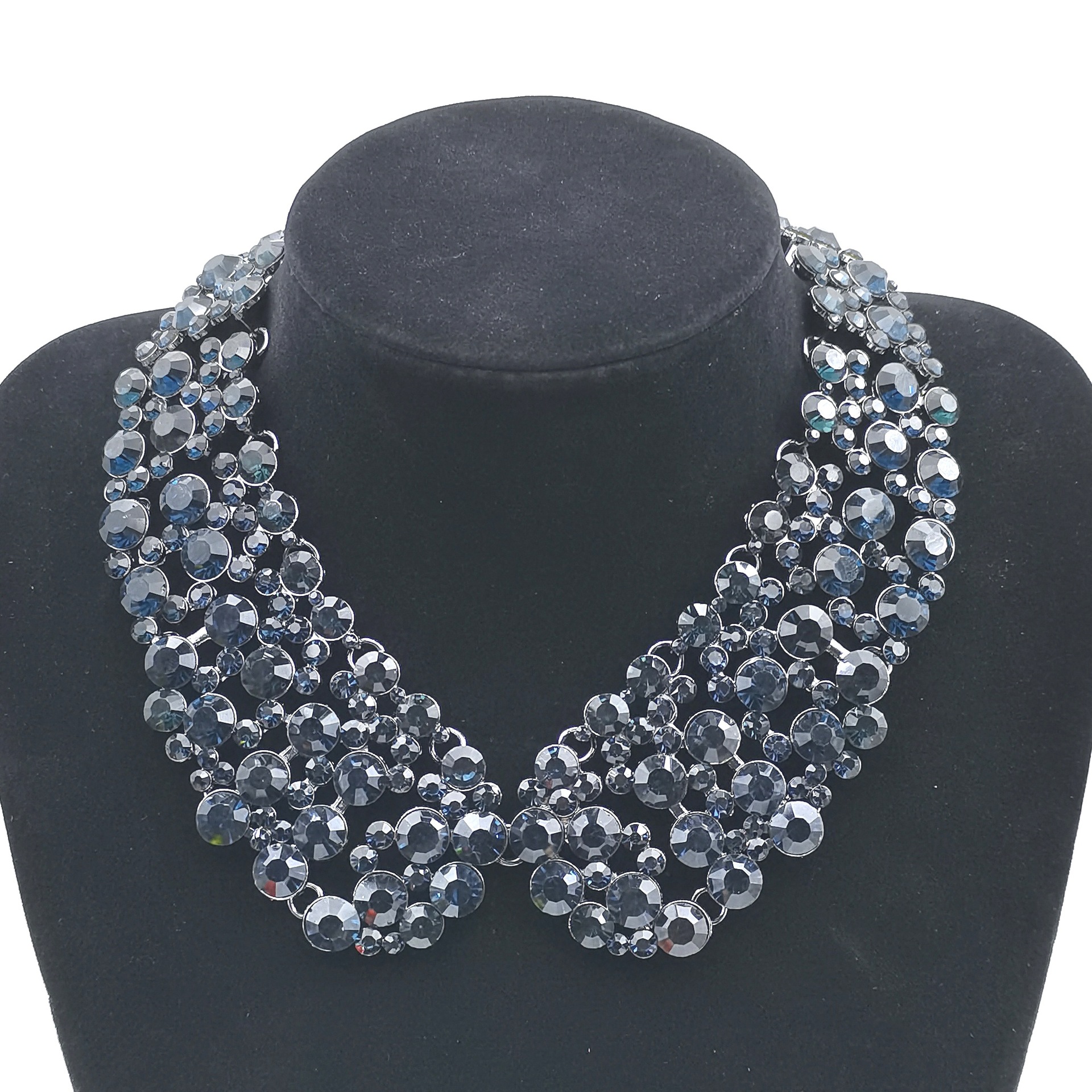Luxury full rhinestone super shiny necklace beautiful necklace accessory