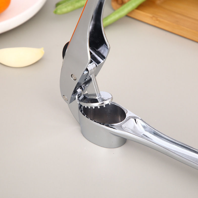 Zinc Alloy Garlic Press Kitchen Manual Garlic Mincer Household Daily Necessities Kitchen Small Tool Gift