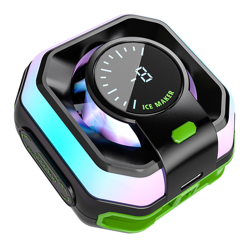 2025 JS86 Phone Cooler AI Smart Temperature Control Digital Display Semiconductor Cooling Ice