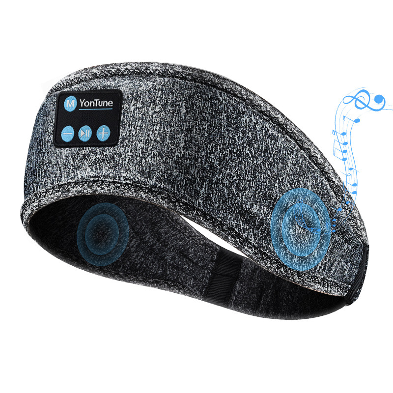 New Bluetooth music white noise sports headband eye mask outdoor fitness Bluetooth headset headband