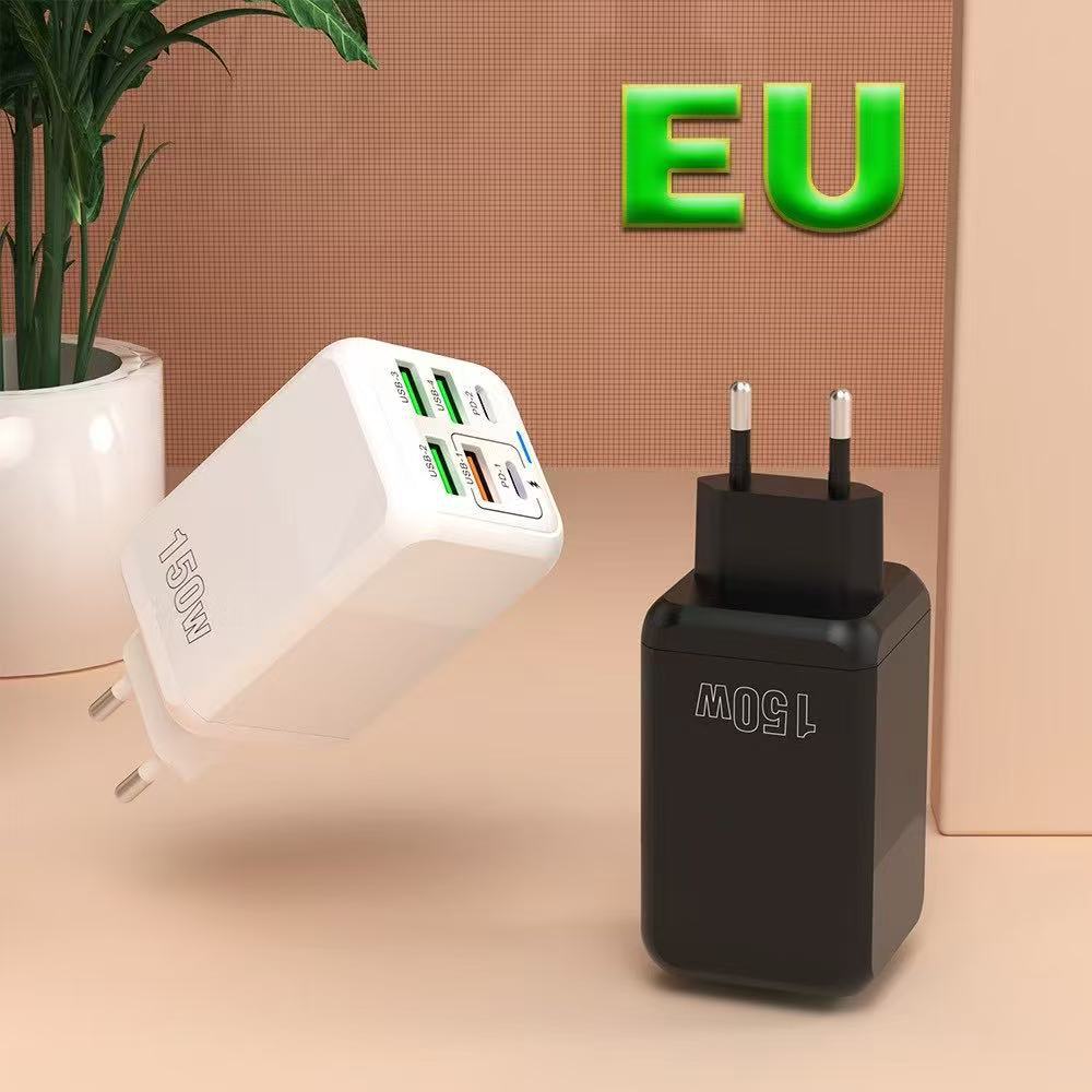 Multi-Port Charging Plug for Apple Huawei Xiaomi 150W All Protocols 150W PD60W High Power