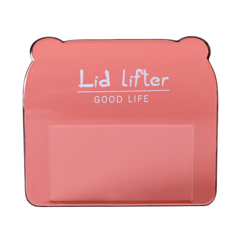 Toilet seat lifter, sanitary non-dirty hand toilet seat, adhesive lift handle, household portable flip lid